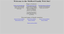 Desktop Screenshot of mefford.org