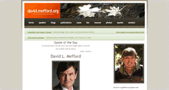 Desktop Screenshot of david.mefford.org