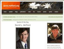 Tablet Screenshot of david.mefford.org